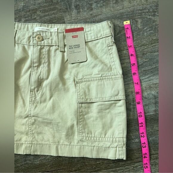 Levi's '94 Cargo Twill Mini Skirt- Size 28 - Picture 7 of 7